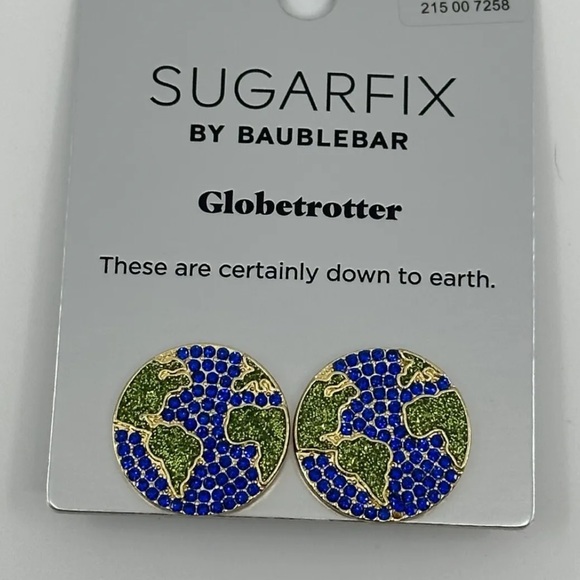 Orecchini Cocktail BaubleBar Sugarfix Splash Of Cran Cosmos – Cristalli Rosa E Oro